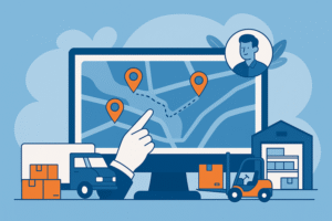 ¿Cómo gestionar pedidos desde el mapa en un TMS?